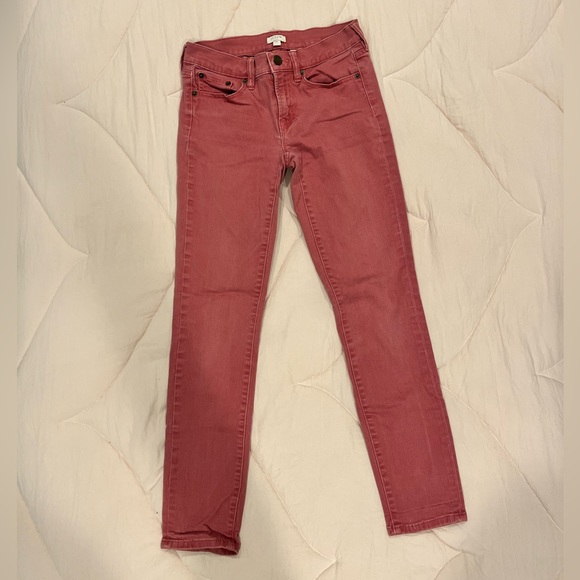 J.Crew Factory Skinny Stretch Pink Jeans- size 24 - Picture 2 of 5